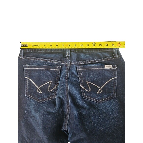 Cruel Jeans Size 9/30 Short Hannah Dark Wash Straight New - Picture 3 of 6